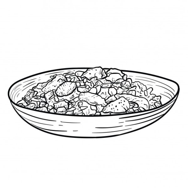 Винегрет раскраска