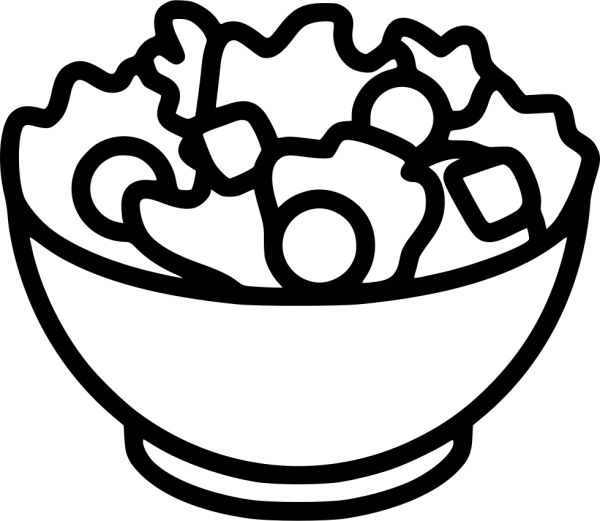 Нарисовать салат Оливье