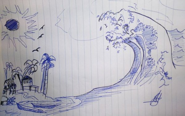 Наводнение раскраска