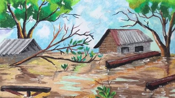 Раскраски стихийные бедствия для детей