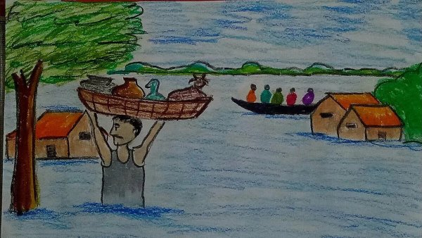 ЦУНАМИ раскраска для детей