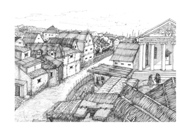Эскиз исторического города