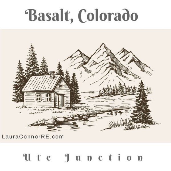 Домик в горах карандашом