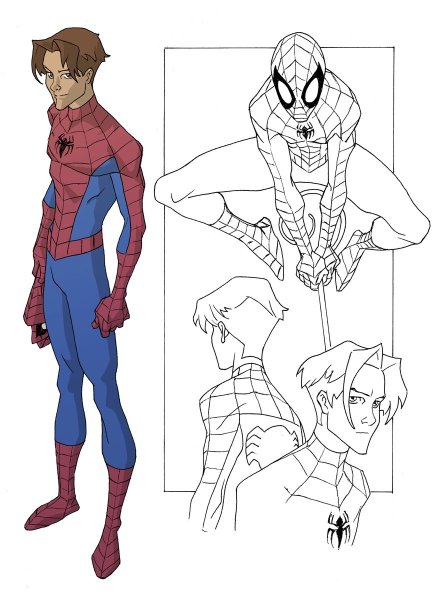 Человек паук 2017 Питер Паркер референс