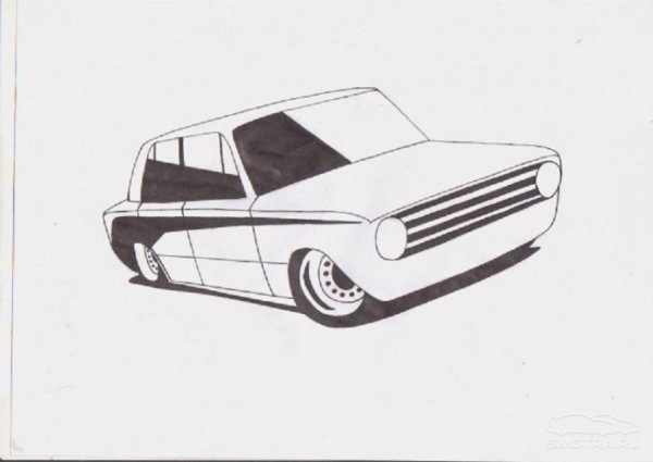 Рисунок карандашом Пацанский