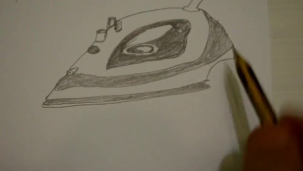 Утюг рисунок для детей