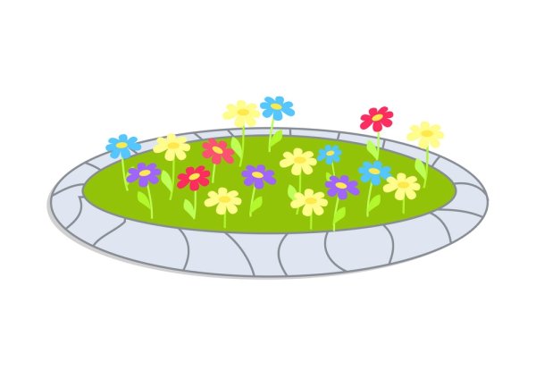 Цветник для детей