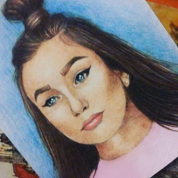 Леди Диана рисунок блоггер