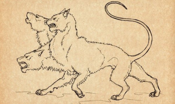 Рисунки Цербера легкие