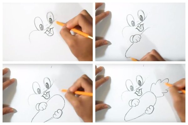 Рисование зайца