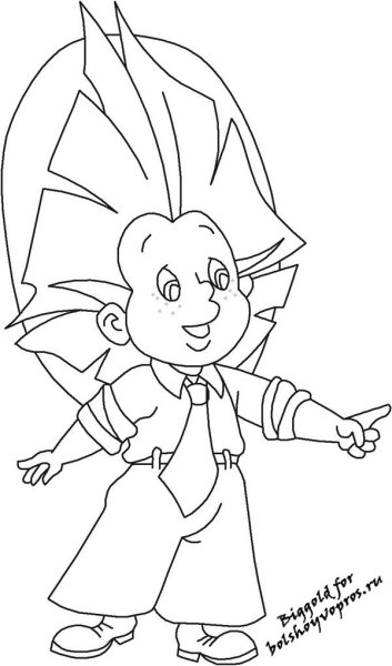 Незнайка рисунок