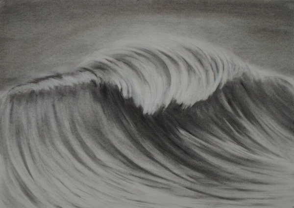 Волны простым карандашом