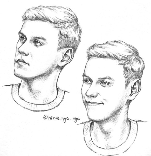 Антон Шастун рисунок