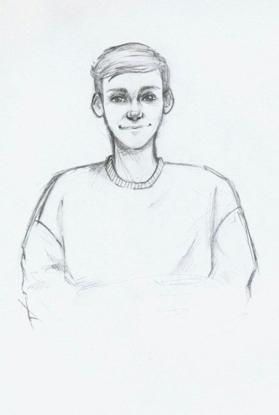 Антон Шастун рисунок