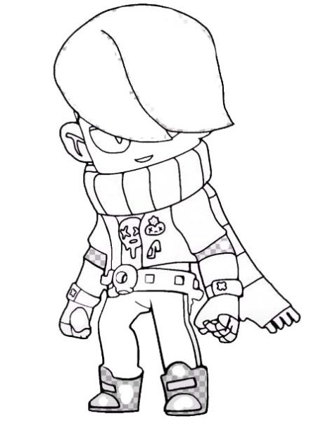 Раскраски Браво старс Эдгар