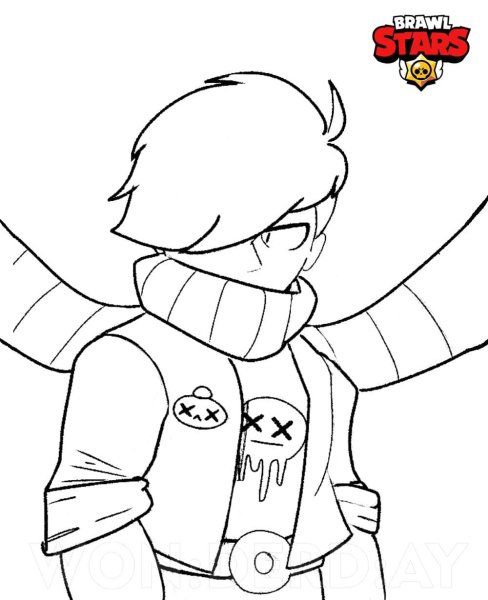 Раскраски Браво старс Эдгар Эдгар