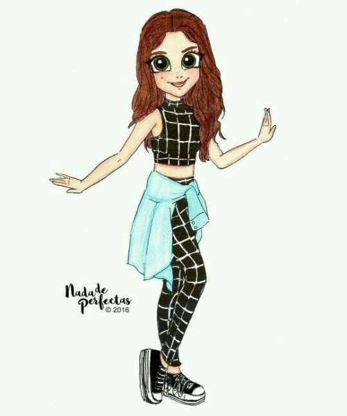 Рисунки для срисовки девочки