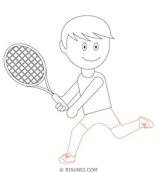 Зарисовки спортсменов в движении