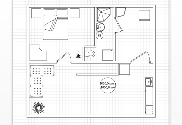 Планировка квартиры в Визио