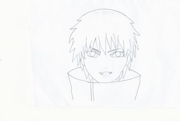 Сасори Акасуна нарисовать