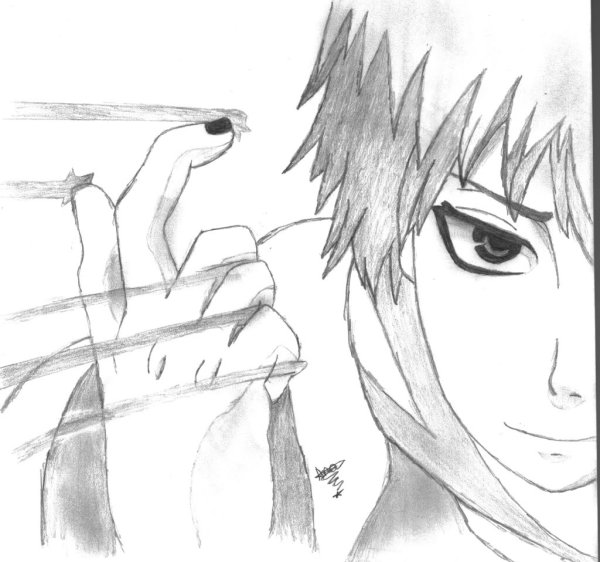 Акацуки Сасори для срисовки