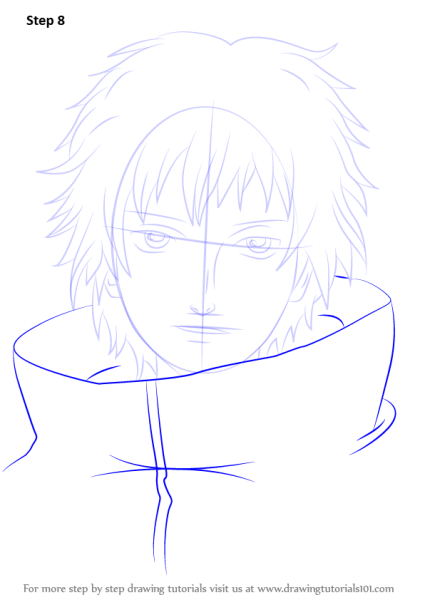 Раскраски аниме Наруто Гаара