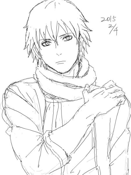 Раскраски Наруто Акацуки Сасори