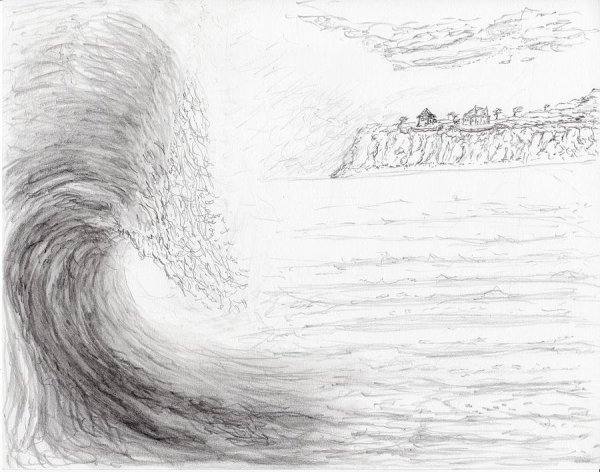 ЦУНАМИ раскраска