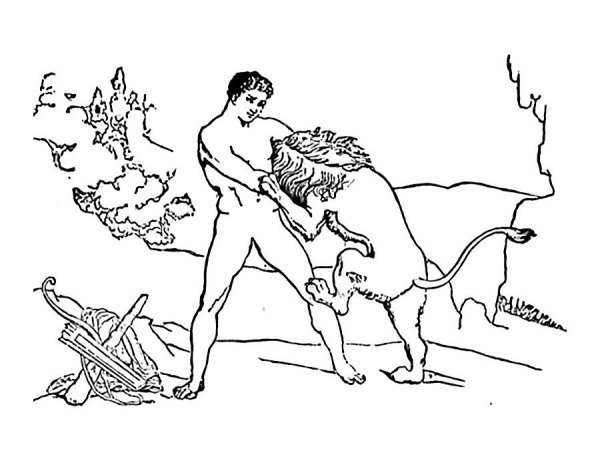 Геракл рисунок