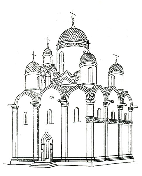 Софийский собор Вологодского Кремля отмывка