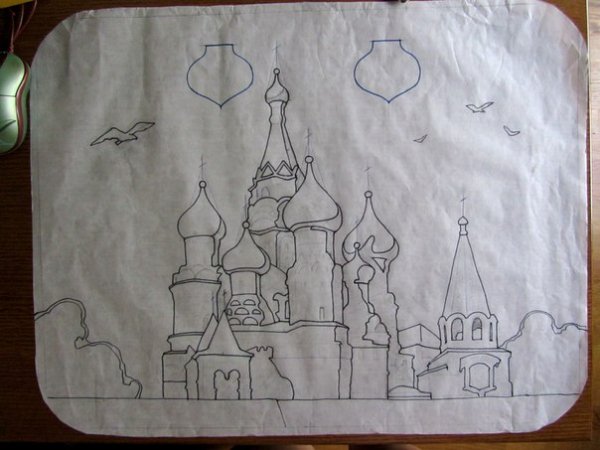 Собор Василия Блаженного отмывка