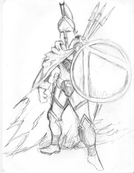 Скетч Спартанец