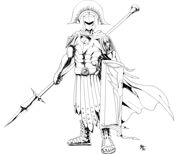 Воин карандашом