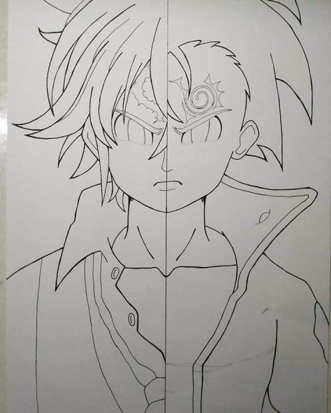 Аниме 7 смертных грехов для срисовки