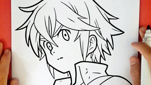 Мелиодас для срисовки легкие