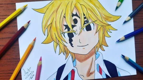 Мелиодас срисовка лёгкая