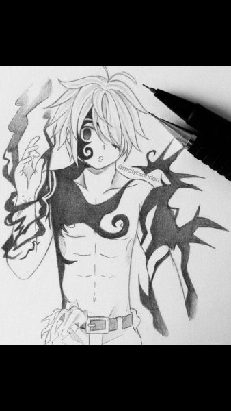 Мелиодас демон тату