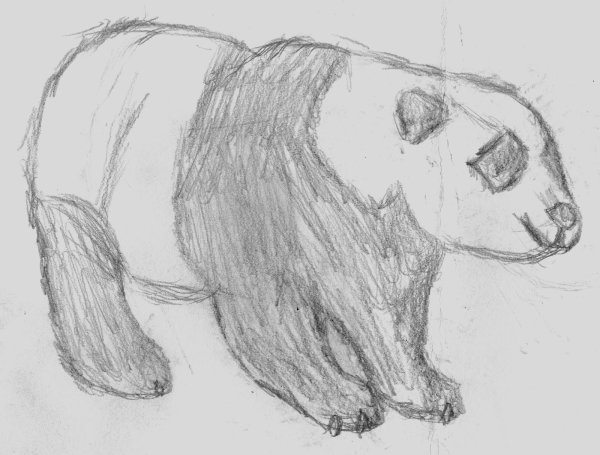 Анималистический рисунок легкий