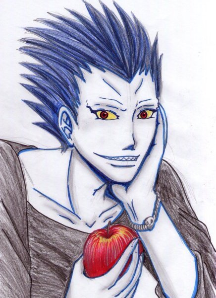 Рюк тетрадь смерти арт