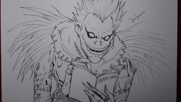 Рюк Бог смерти для срисовки