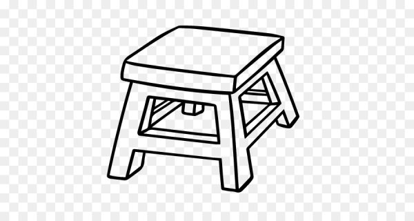 Поэтапное рисование стула