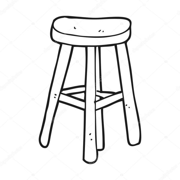Спинка стула рисунок