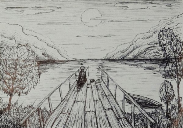 Рисунок на тему природа