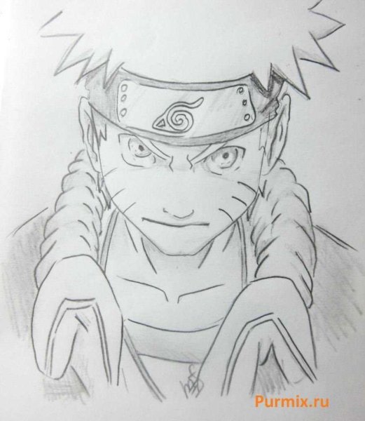 Рисовать Какаси Хатакэ