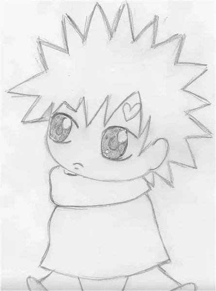 Наруто Узумаки нарисовать поэтапно