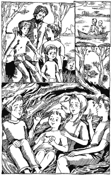 Приключения Калле Блюмквиста раскраска