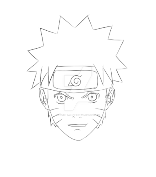 Рисунки для начинающих Наруто