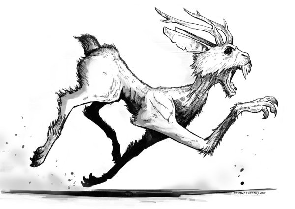 Чупакабра раскраска