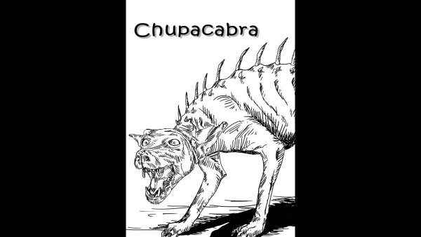 Чупакабра раскраска для детей