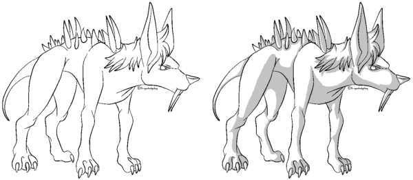 Раскраска чупакабры